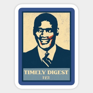 timely digest 1931 Sticker